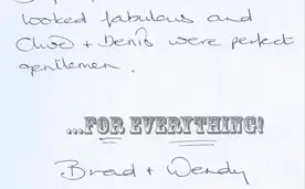 Brad & Wendy